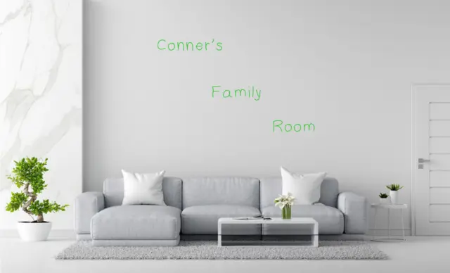 Personalized Wall Decal living room Wall Decal Nursery Lettering