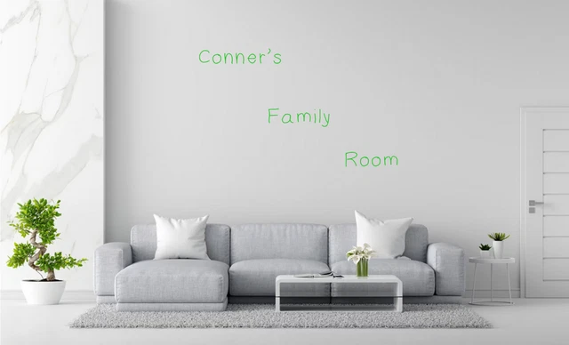 Personalized Wall Decal living room Wall Decal Nursery Lettering