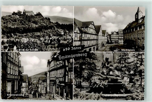 39511115 - 3509 Spangenberg 650 Jahre Stadt Klosterstrasse Schloss Marktplatz