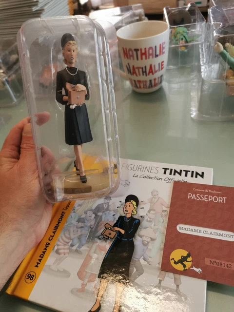 Figurine Tintin – N°98 Madame De Clairmont – Collection Officielle – Résine