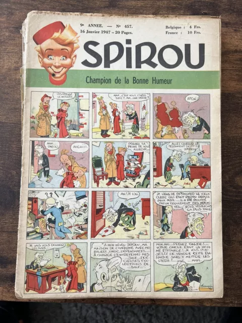 Spirou. Lot De 15 Journaux De L’année 1947