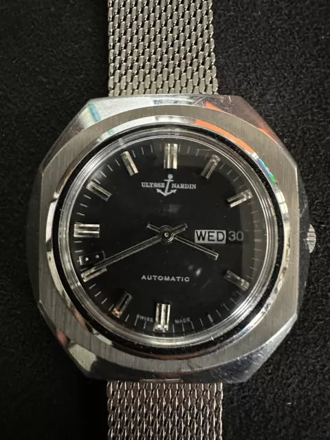 Rare Ulysse Nardin Automatico Vintage Watch 1970-79