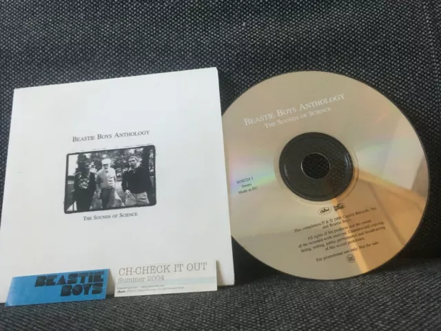 Beastie Boys - Europe UK Promo MINT CD  Anthology The Sounds Of Science SOSCDJ 1