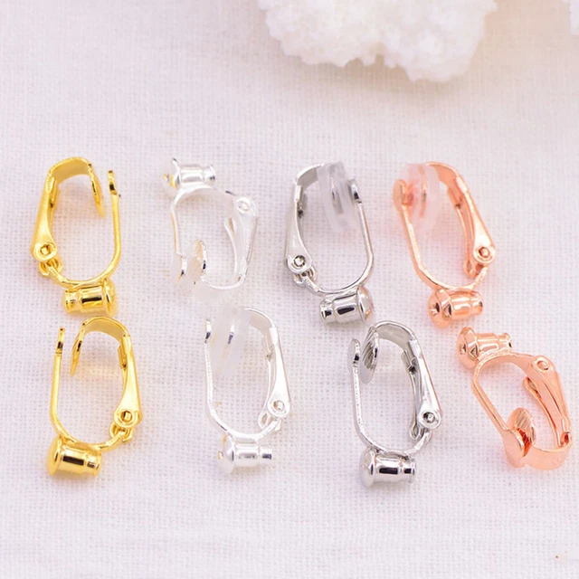 20 PCS für Frauen Konverter Für Ohrclips Selber Machen Frauen Ohrringe Zubehör
