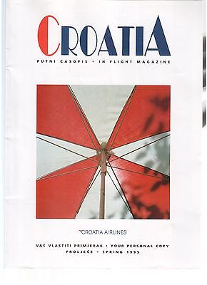 Croatia Airlines Inflight Magazine Spring 1995