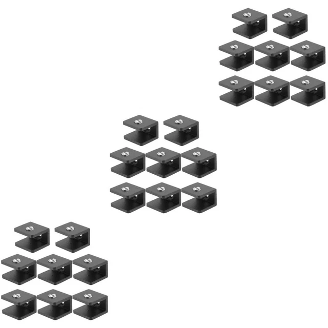 24 Pcs Glas Regal Clips Einstellbare Regal Clamp Glas Regal Pegs