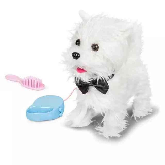 Animigo Westie Puppy Dog R/Control Walking Barking Interactive AA Battery Toy