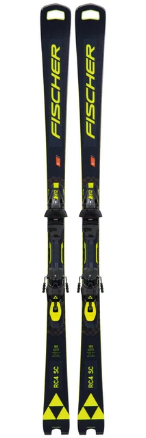 FISCHER RC4 WC SC M-Track inkl. Bindung Ski Set Unisex schwarz