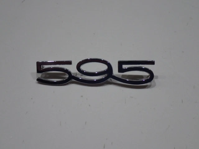 500 ABARTH 595 LOGO STEMMA POSTERIORE BAULE ANTRACITE NUOVO ORIGINALE - Foto 5