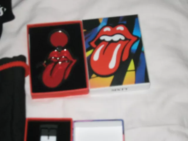 Rolling Stones 2022 "SIXTY" Tour VIP Merchandise Package der Schlüsselanhänger