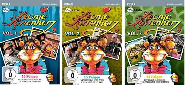 Leonie Löwenherz - Die komplette Kult-Serie - 44 Folgen - Pidax  6 DVD's/NEU/OVP
