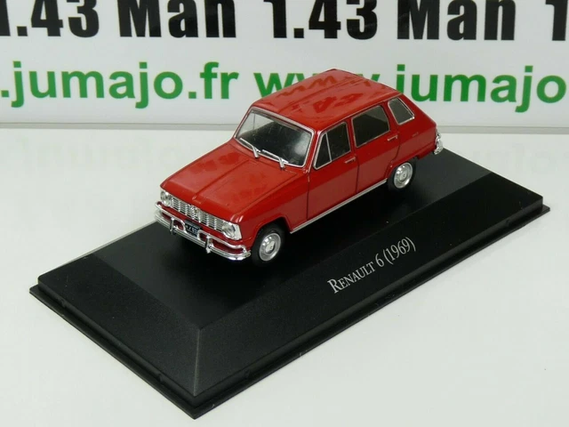 ARG27 Voiture 1/43 SALVAT Autos Inolvidables : Renault 6 1969