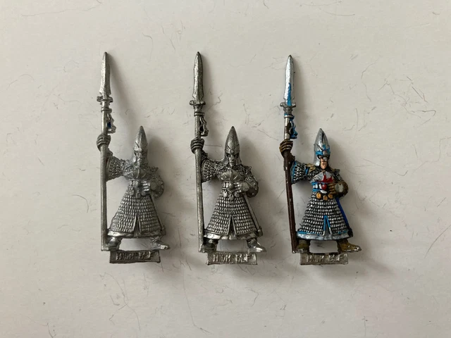 High Elf Spearmen x3 Elves Warhammer Fantasy Games Workshop Classic Metal OOP
