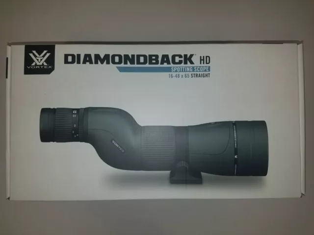 *1-Pack* Vortex DiamondBack HD Spotting Scope 16-48x & 65 Lens Diameter DS-65S