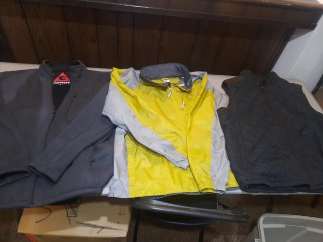 Lot Of 3 2xl Jackets Vest Gerry Columbia Coleman