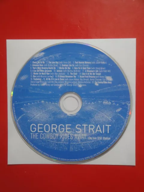 * Cd Only *  George Strait  The Cowboy Rides Away Live From At&T Stadium