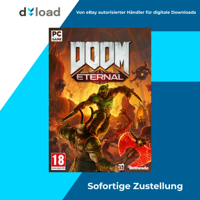 DOOM Eternal: Deluxe Edition (Steam) - PC Steam Spiel Key (2020) PAL