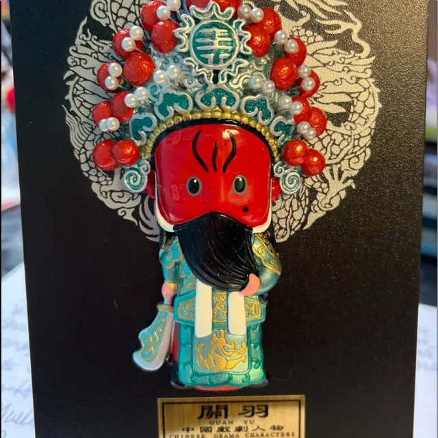 Beijing opera mask a30 three kingdoms figure decoration birthday gift.