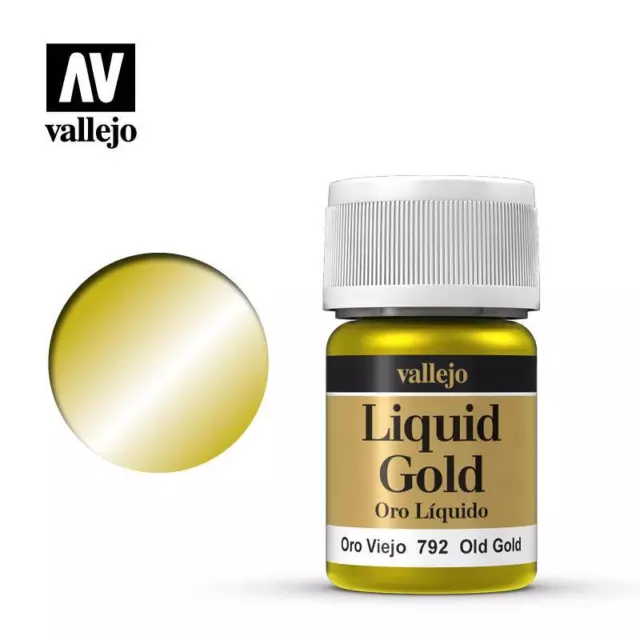 Vallejo Model Color Liquid Ol Gold Alcohol 70792 Colori Vallejo