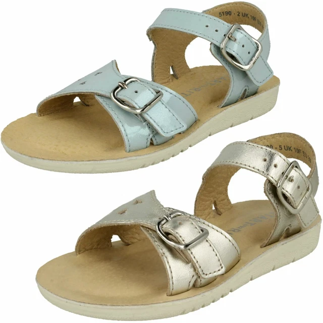 GIRLS STARTRITE PUNCHED Heart Detailed Sandals Enchant 38.99 PicClick UK