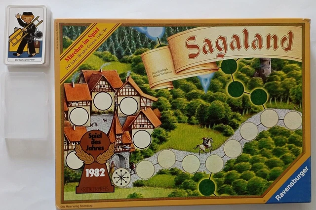 Sagaland alte Ausgabe . Ravensburger 01026 . #W51 . sehr gut + komplett