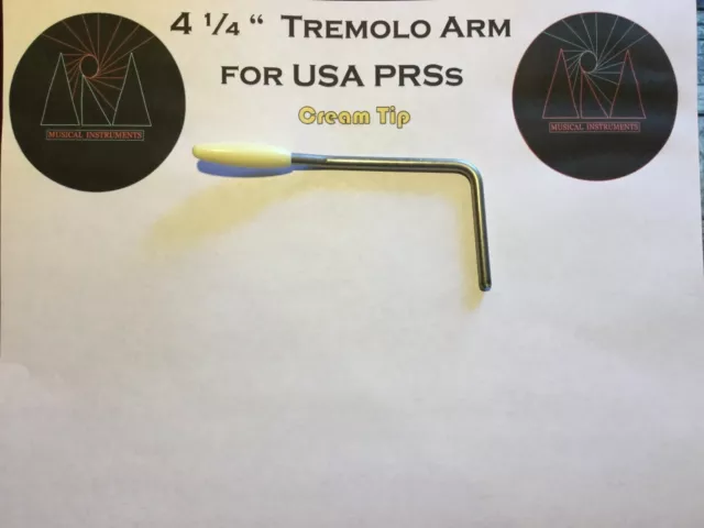 Tremolo arm short, wammy bar ,black Strat, for PRS (Cream Tip)