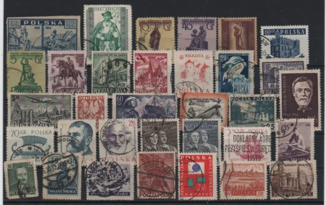 Poland Lot Used Stamps