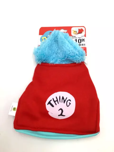 Dr. Seuss Thing 2 Hoodie Small Animal Pet Costume Jacket