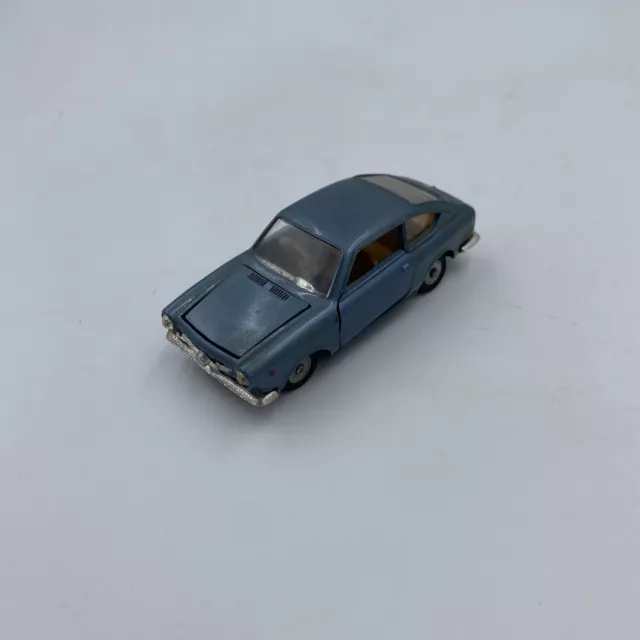 POLITOYS M 517 FIAT 850 Coupe 1/43 Near Perfect Vintage Blue Car Model