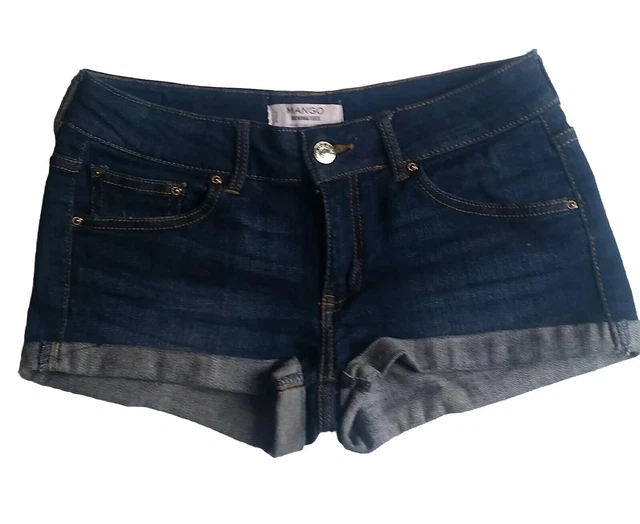 Mango sale denim shorts