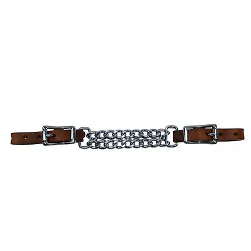 Circle Y Harness 4in Double Flat Curb Chain