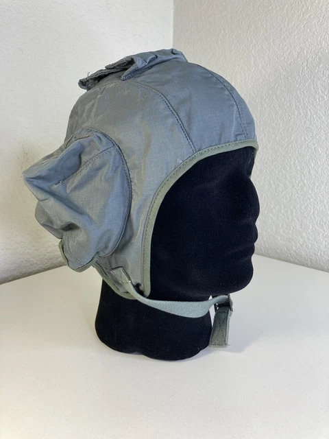 Vietnam Era HGU-1/P USAF Winter Helmet Sound Protector Flight Cap Small 1961 Vietnam Era HGU-1/P USAF Winter Helmet Sound Protector Flight Cap Small 1961