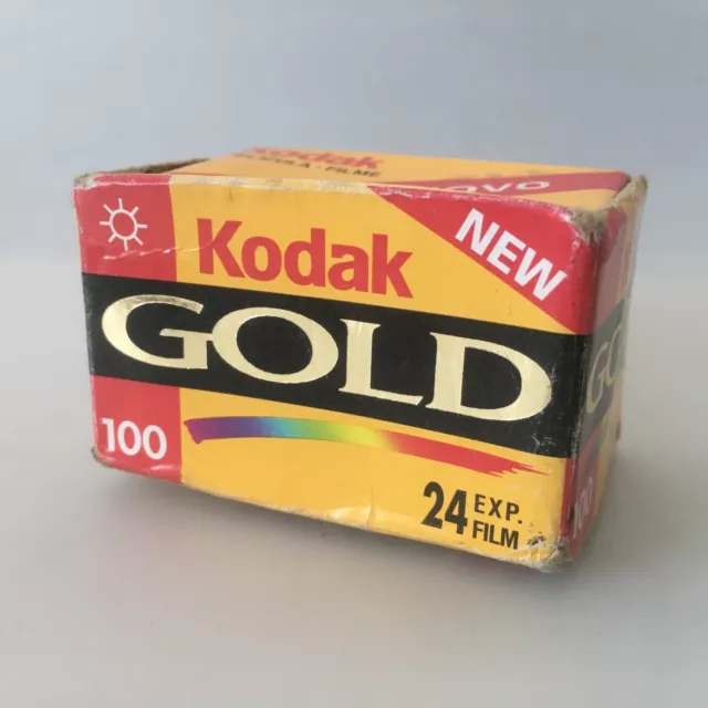 KODAK GOLD ISO 100 35 mm DXN 24 exp. Película a color para cámara fotográfica caducada 04/1999 NUEVA