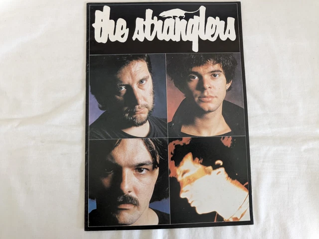 the stranglers 1979　パンフレット サイン入り ストラングラーズ 1979年 来日パンフレット STRANGLERS JAPAN