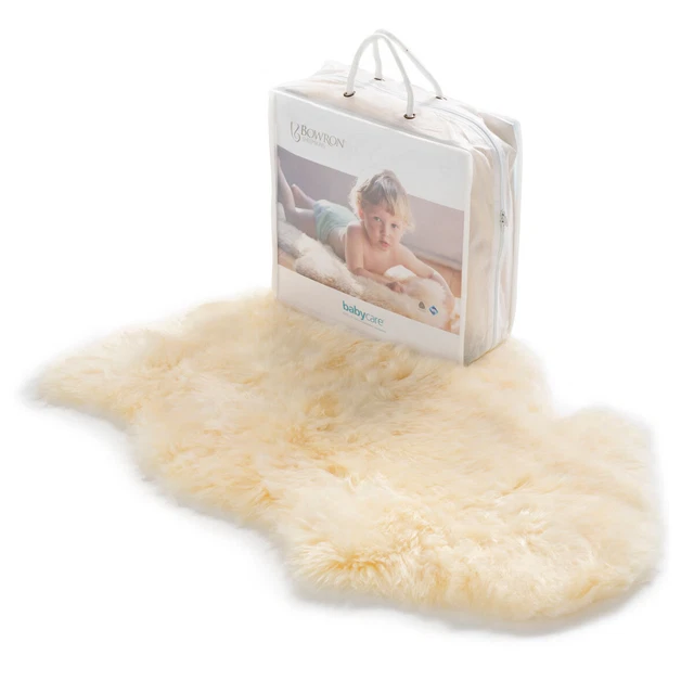 Bowron pelle d'agnello conforto bambino lana lunga