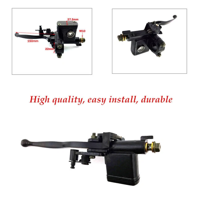 Adjustable design Left Hand Hydraulic Brake Master Cylinder & Handle Lever ATV×1