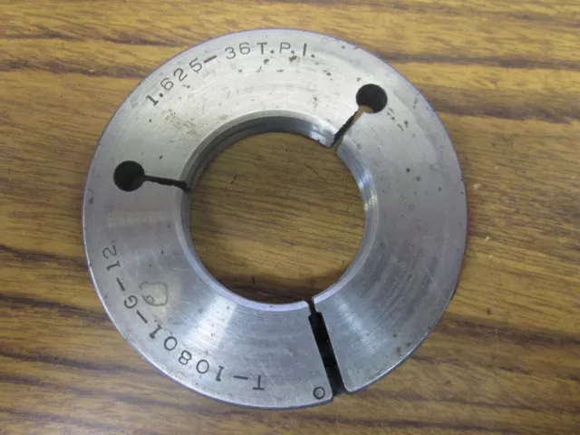 Thread Ring Gage 1.625"-36 T.P.I.