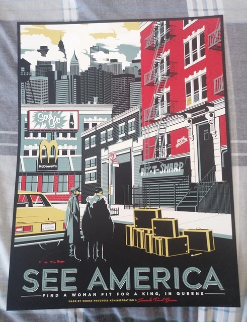 Anthony Petrie "See America" Coming to America Limited Edition Screen Print