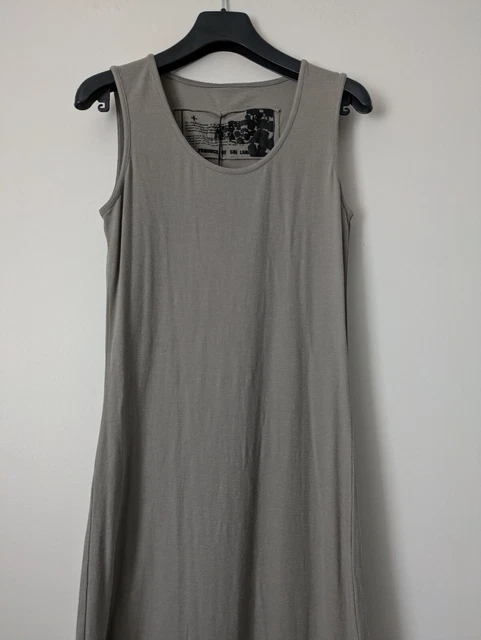 Robe Tablier Rundholz Black Label - Taille S En Lin Gris/bleu Pastel - Neuve Avec étiquette