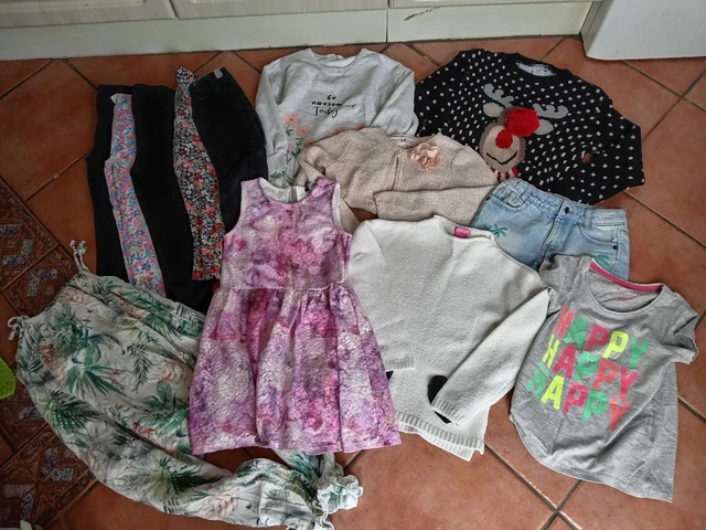 Girls 5-6y Clothes Bundle Summer Holiday Nursery