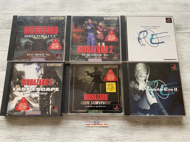 PS2 Gun Survivor 2 3 4 Set Lot Biohazard Dino Crisis Resident Evil GAME  JAPAN JP