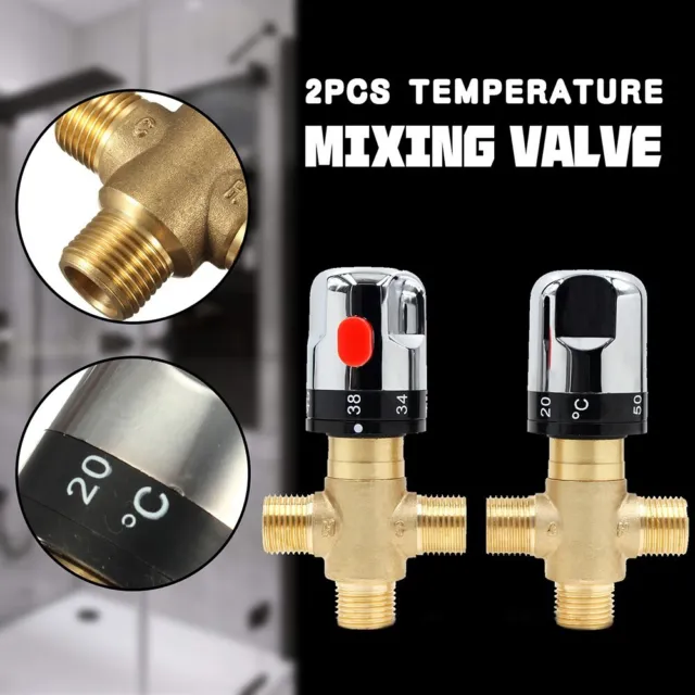 Easy to Use Thermostatic Mixer Valve for Customizable Water Temperatures