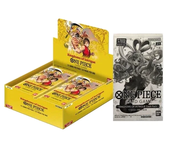ONE PIECE CARD Game OP04 OP04 Kingdoms of Intrigue Booster BOX + DASH