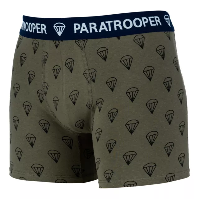 US Army Paratrooper Parachute Body Style Boxer Shorts Airborne WWII D-Day S-XXL