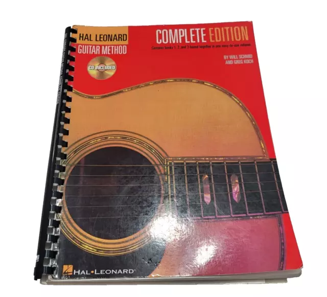 Hal Leonard Guitar Method Second Edition Complete 3 Books & CD's 000699040