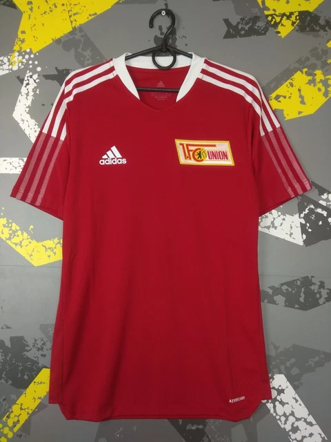 1. FC Union Berlin Training Jersey Football Shirt Red Adidas Polyester Mens ig93