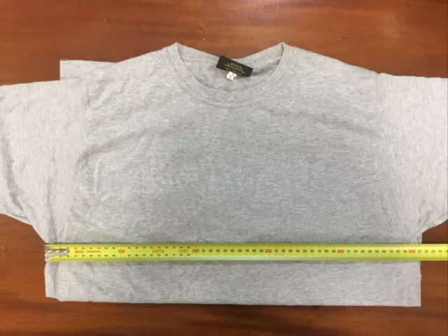 Pack of 6 x Assorted T-shirts Grey Work Shirt 100% Cotton Size Medium