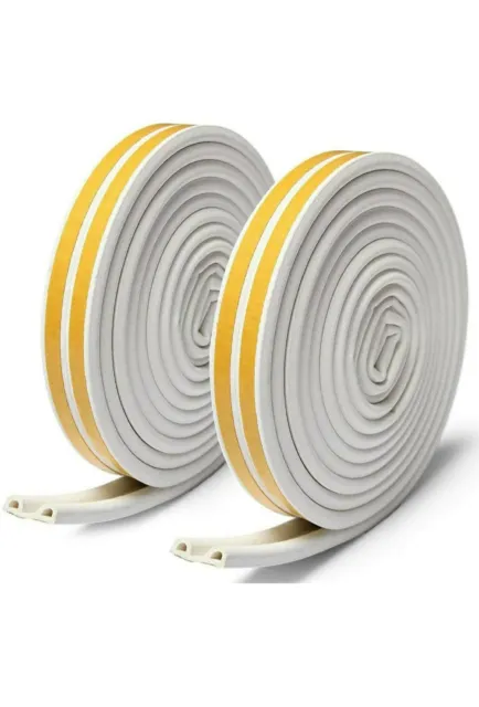 5M Rubber Seal Weather Strip Foam Sticky Tape Door Window Draught Excluder