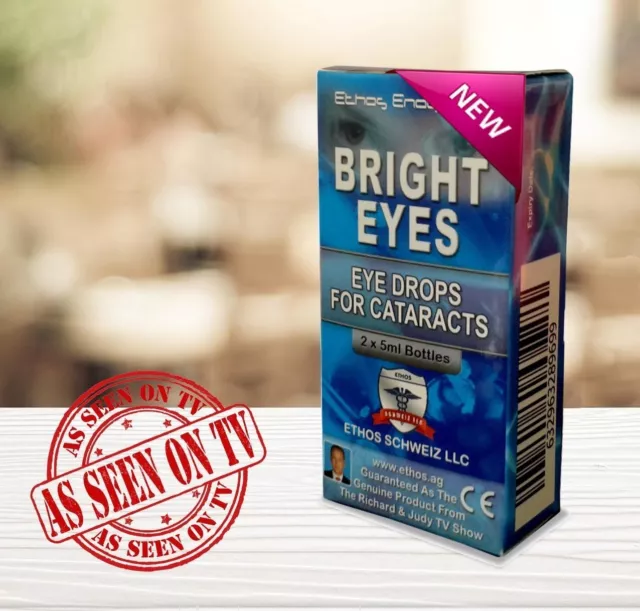 Ethos Bright Eyes Cataract Dissolving  NAC Eye Drops for Cataracts 1 Box 10ml