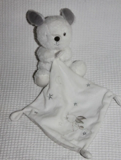 Doudou Simba Toys Lapin Blanc Mouchoir  Gris Etoile Nuage Lune Neuf